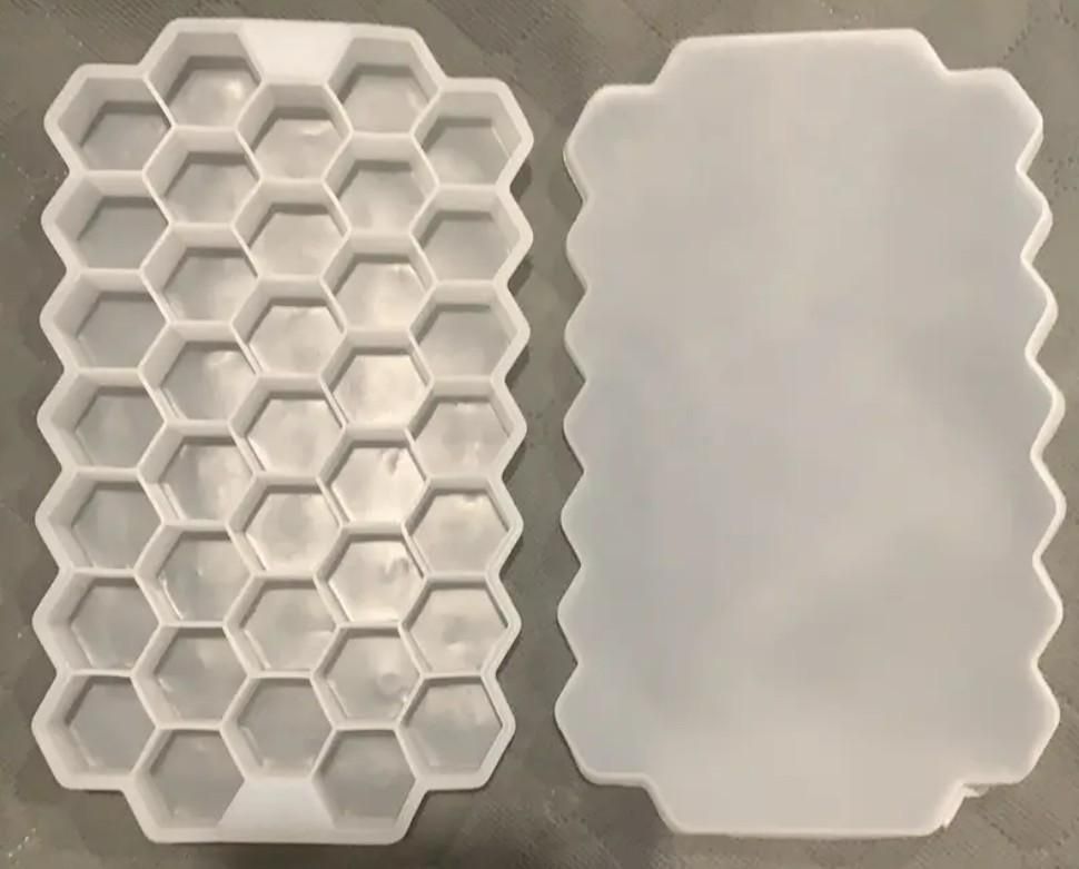 Ice Cube Maker Tray – Flexible Silicone Molds (Pack of 2)