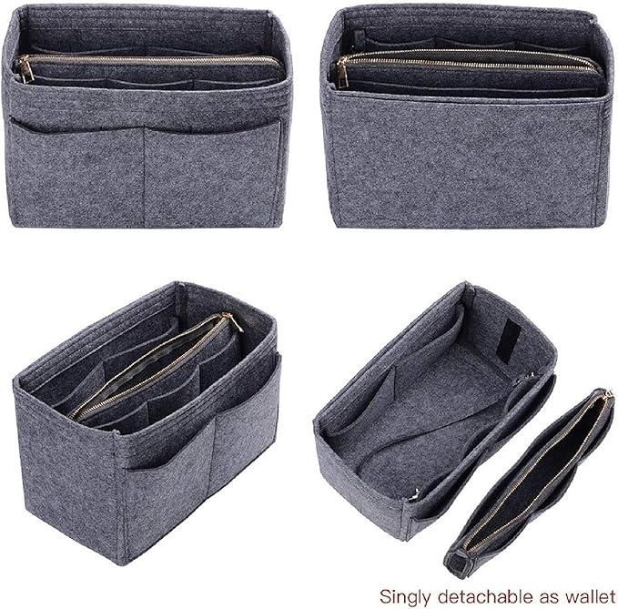 Felt Fabric Purse Organizer – Multi-Pocket Bag Insert