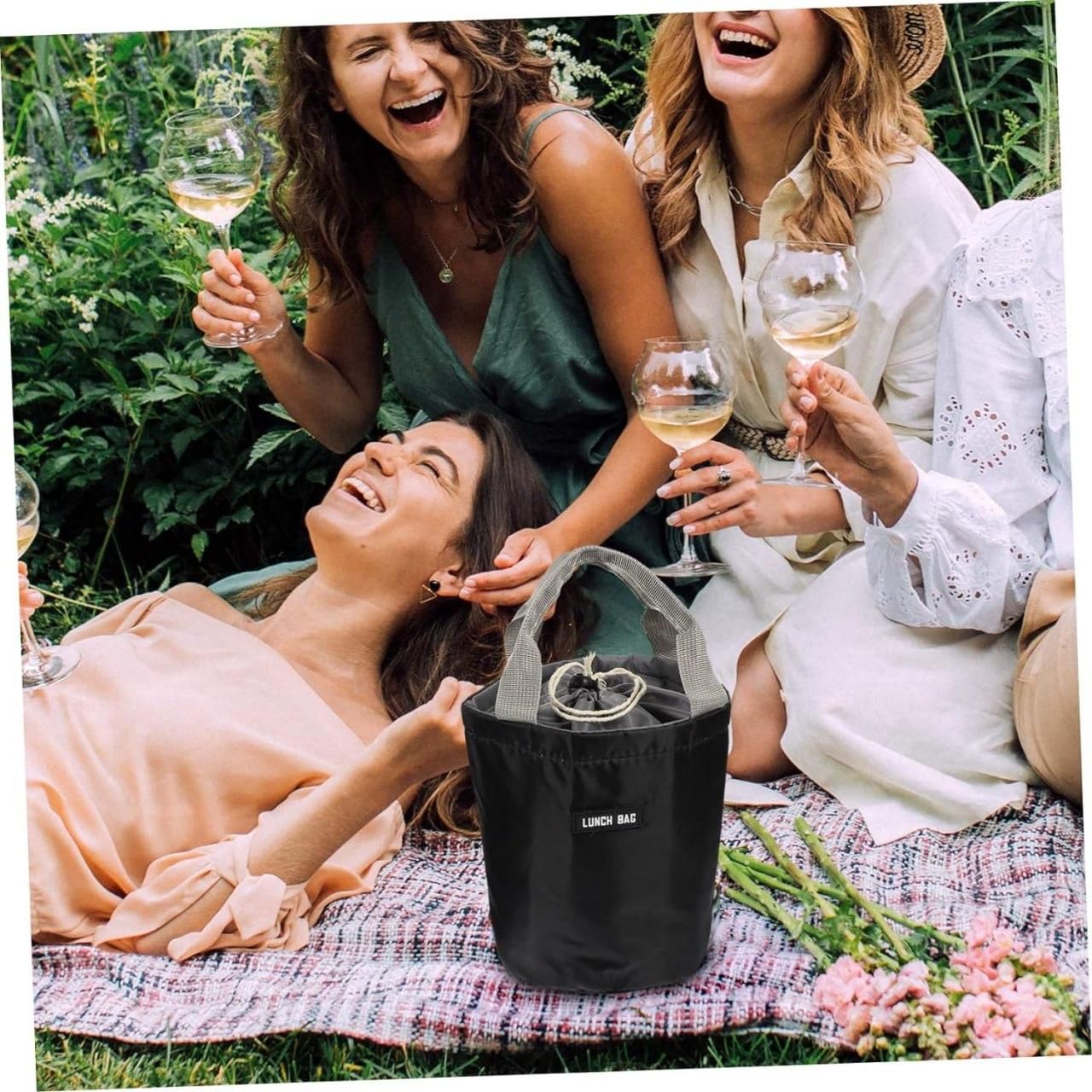 Cylindrical Insulated Lunch Bag – Leakproof & Stylish