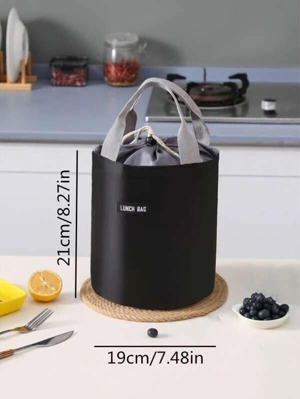 Cylindrical Insulated Lunch Bag – Leakproof & Stylish