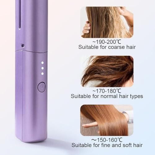 Rechargeable Hot Comb – Portable Hair Straightener