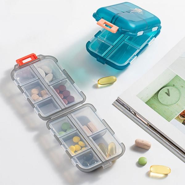 Double Layer Pill Organizer Box – Weekly Medicine Storage