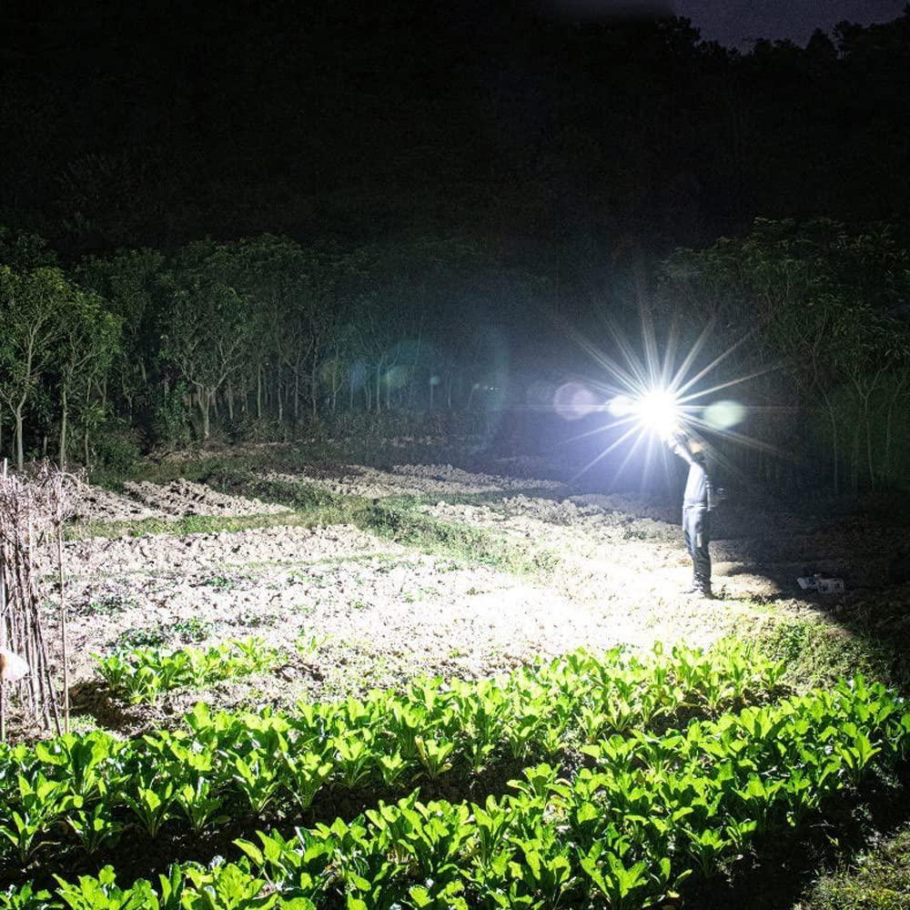 Rechargeable Multifunctional Portable LED Flashlight for Work & Outdoor Use