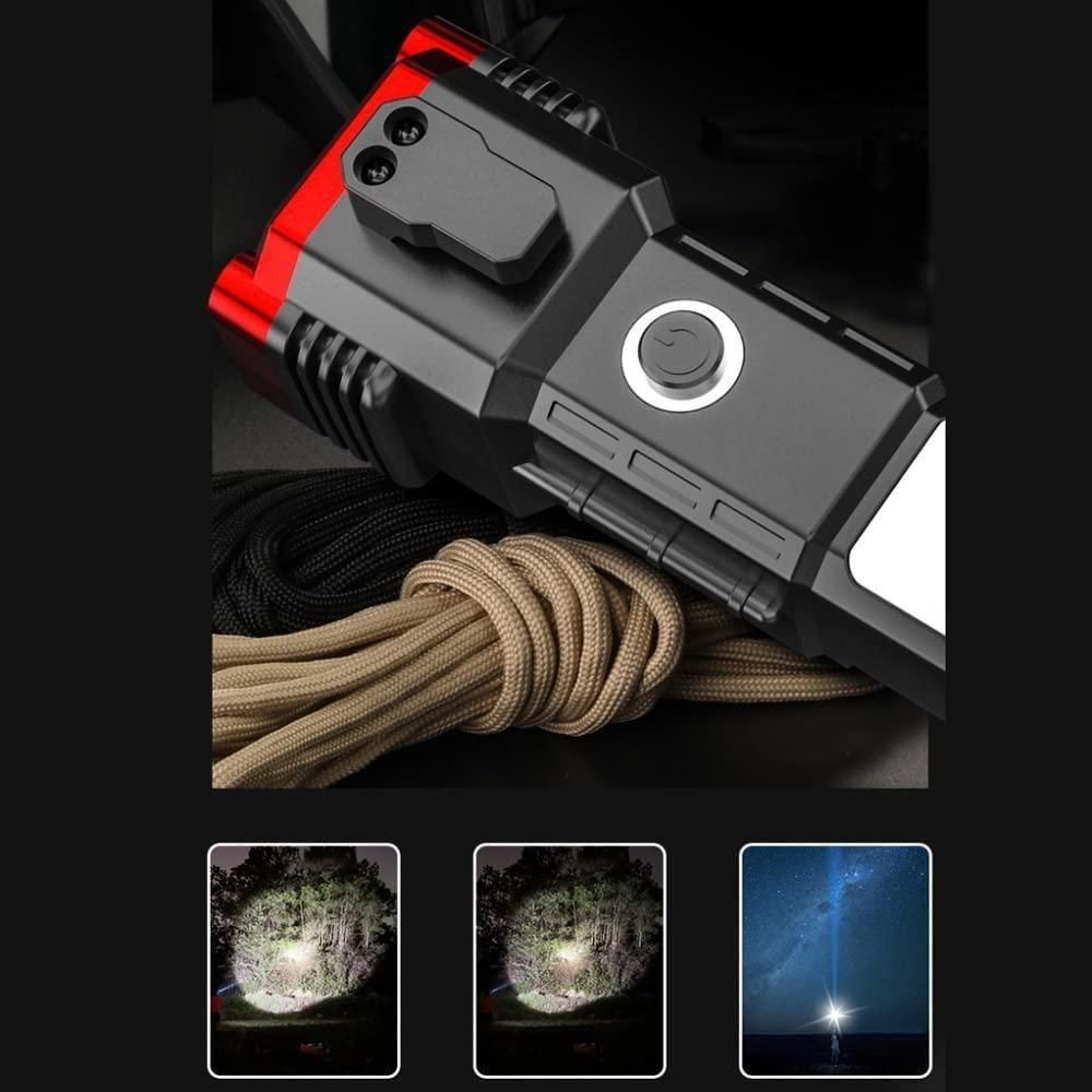 Rechargeable Multifunctional Portable LED Flashlight for Work & Outdoor Use