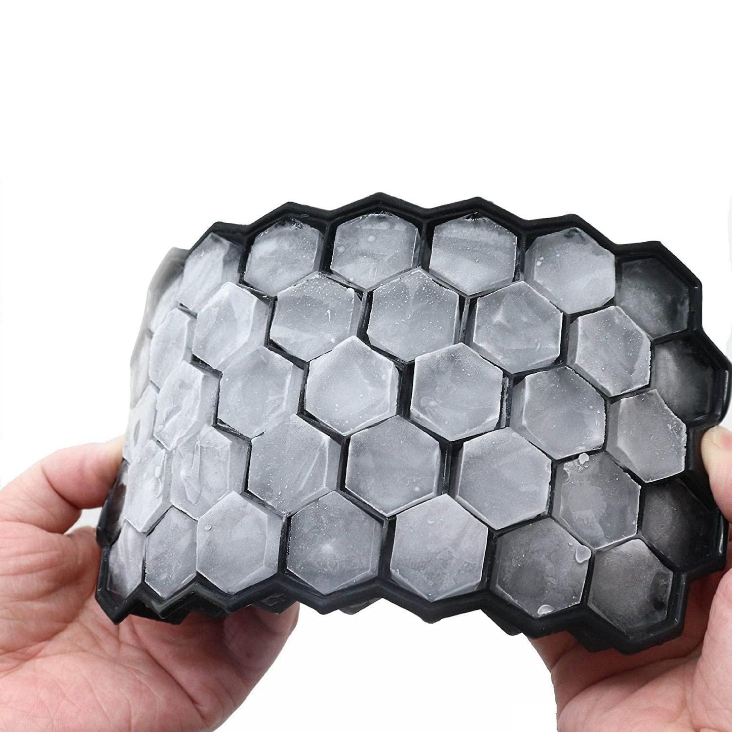 Ice Cube Maker Tray – Flexible Silicone Molds (Pack of 2)
