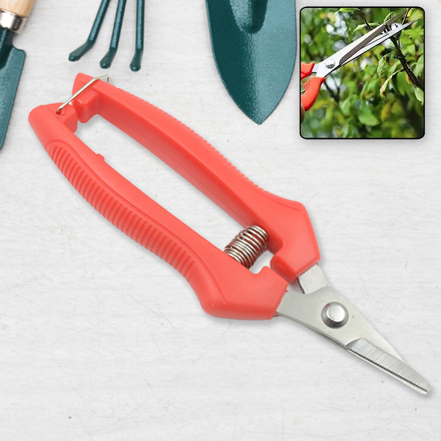 Heavy Duty Stainless Steel Wire Cutter Nonslip Trimming Scissors Durable Not Easy To Wear For Gardening Pruning Of Fruit Trees Flowers And Plants