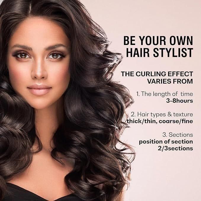 Heatless Curling Rods – Hair Styling Rollers (Pack of 3)
