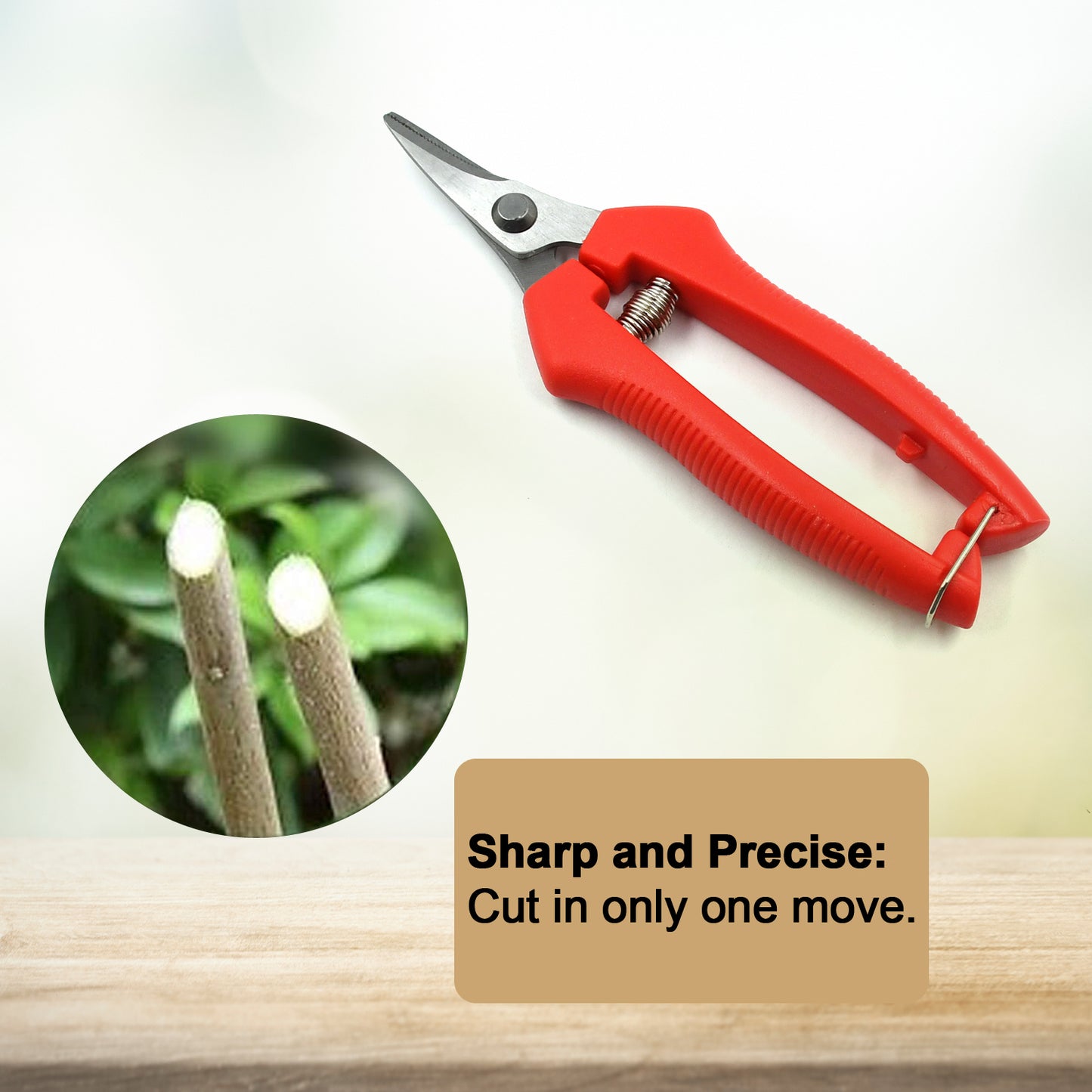 Heavy Duty Stainless Steel Wire Cutter Nonslip Trimming Scissors Durable Not Easy To Wear For Gardening Pruning Of Fruit Trees Flowers And Plants