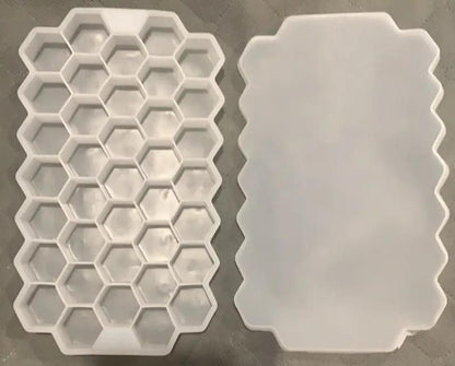 Ice Cube Maker Tray – Flexible Silicone Molds (Pack of 2)