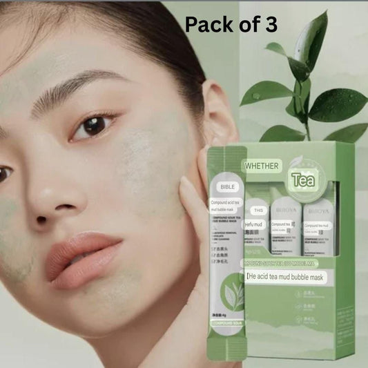 Bubble Face Mask – Compound Sour Tea (Pack of 3)