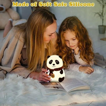 Cute Panda Night Lamp for Kids – LED Bedside Light