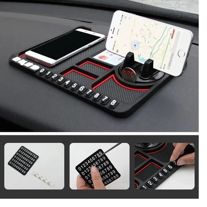 HSR Car Phone & GPS Holder – Anti-Slip Silicone Pad
