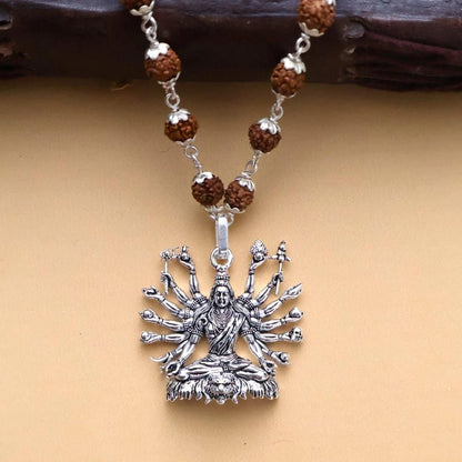 Sitted Shiva Embrace Silver Pendant – Divine Spiritual Jewelry