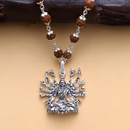 Sitted Shiva Embrace Silver Pendant – Divine Spiritual Jewelry