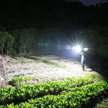 Rechargeable Multifunctional Portable LED Flashlight for Work & Outdoor Use