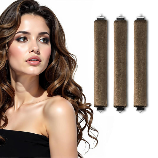 Heatless Curling Rods – Hair Styling Rollers (Pack of 3)